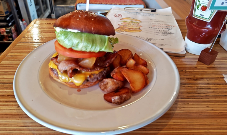 【中目黒】Kento’s Burger（ケントズバーガー）｜アップルジャムとベーコンで食べる、昼だけの注目バーガー